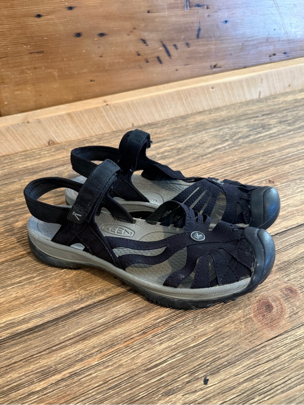 KEEN Women’s Black Outdoor Sandals - Secure Velcro Strap